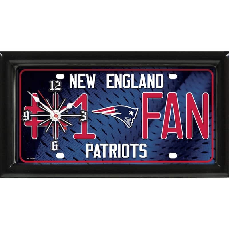 New England Patriots Clock