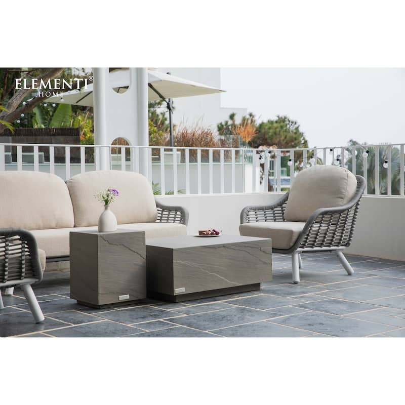 Elementi Home Colorado Concrete SideTable