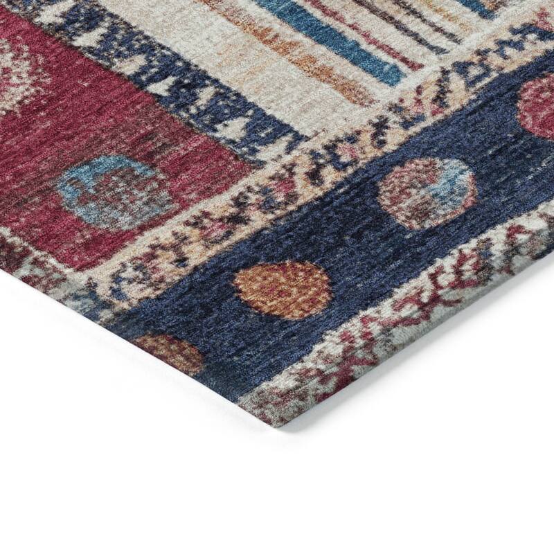 HomeRoots Striped Transitional Rectangle Outdoor Rug