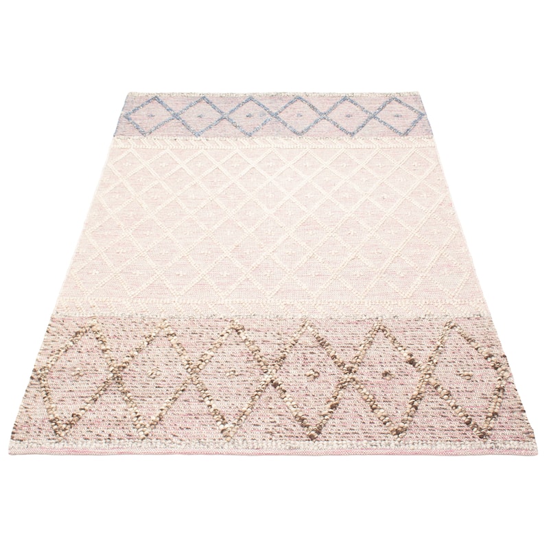 ECARPETGALLERY Braid weave Sienna Beige Wool Rug - 6'2 x 9'1