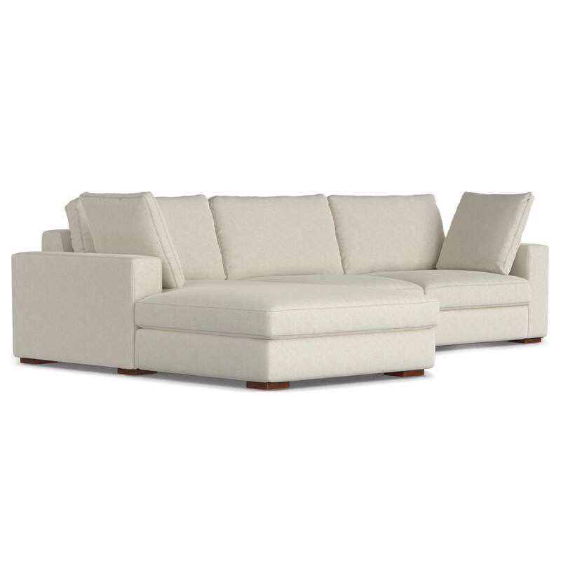 WYNDENHALL Roscoe Left-Facing Sectional in Tightly Woven Performance Fabric