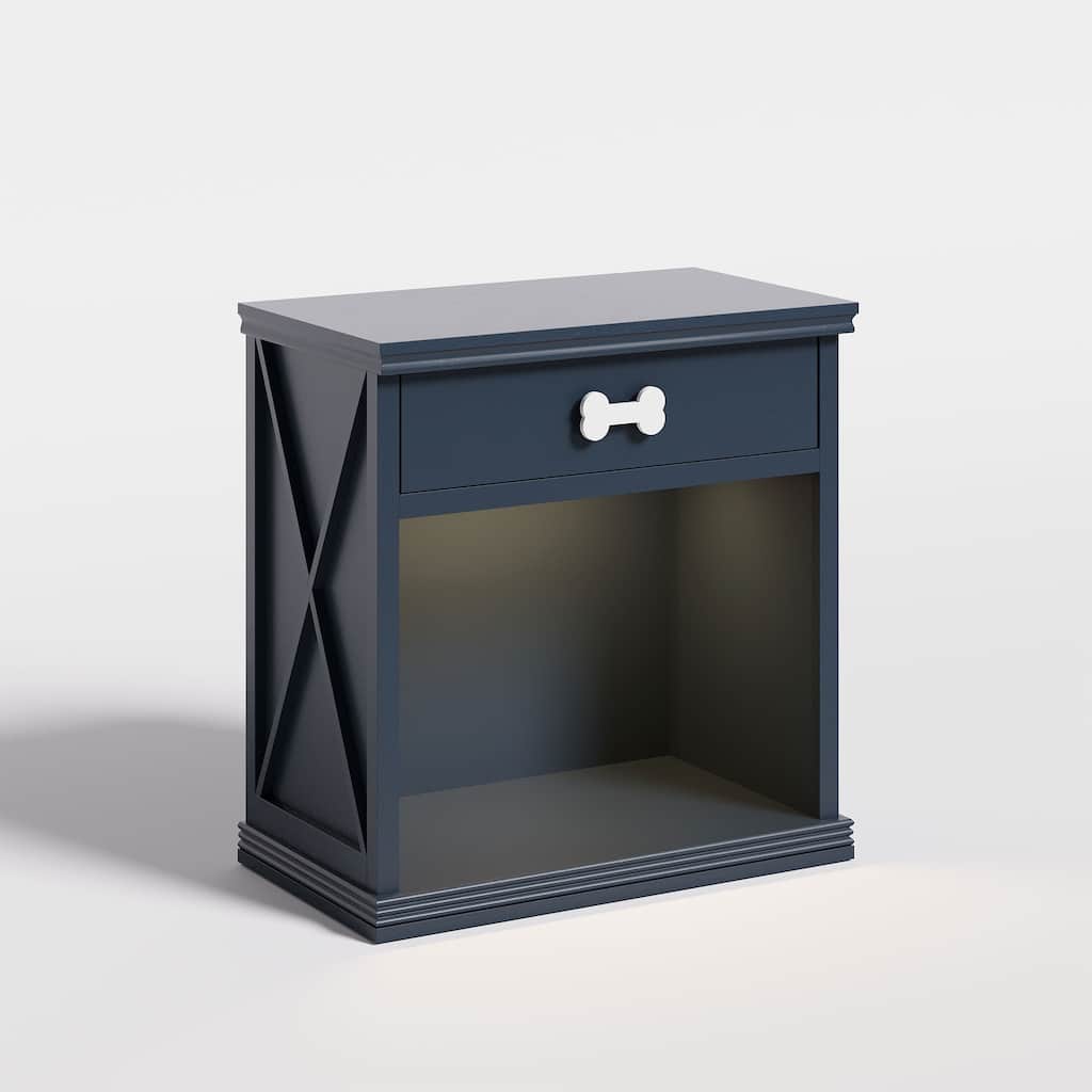 Cat Litter Box Enclosure, Nightstand with Light
