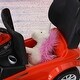 preview thumbnail 2 of 5, 2-in-1 Toddler Push and Ride-On Car with Stroller Mode, Real Steering, Storage & Safety Guardrails - Red