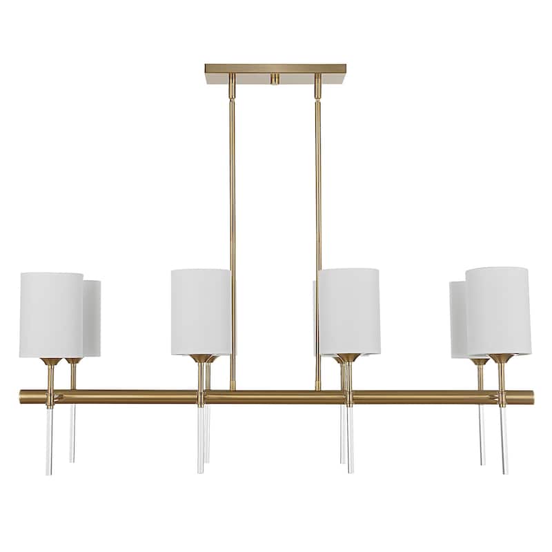 Uttermost 21388 Awyr 8 Light 44" Wide Linear Chandelier