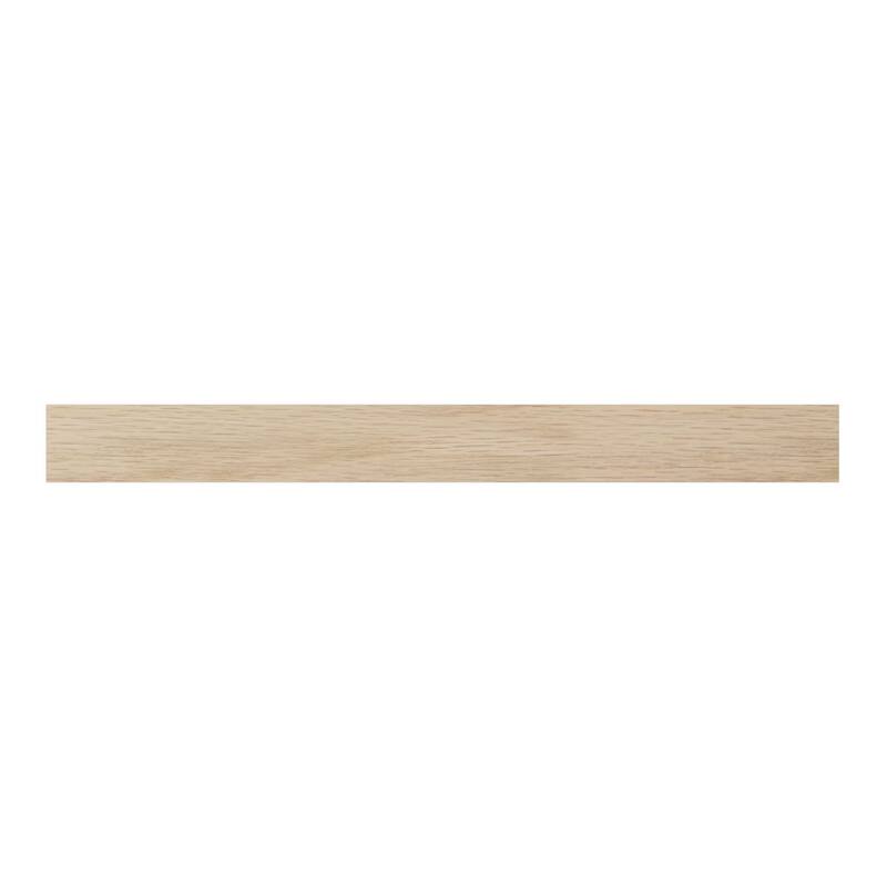 WM142: 1/4-in D x 3/4-in W x 96-in L Americraft Solid Hardwood Stain Grade Flat Screen Moulding