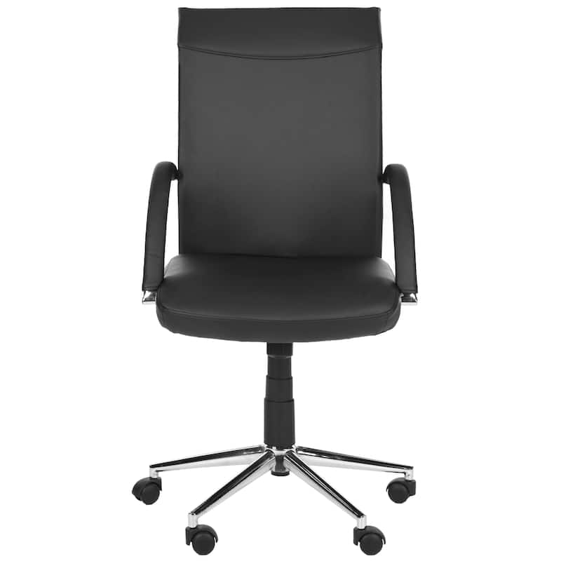 SAFAVIEH Maura Black Desk Chair - 22.4" x 27.6" x 41.3" - 22Wx28Dx41H
