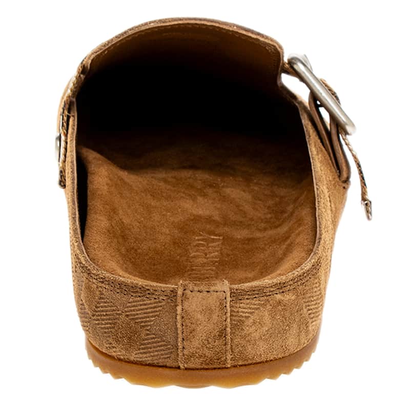 Burberry Check Suede Urchin Clogs