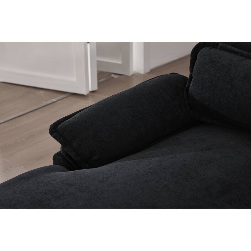 GDFStudio - U Shaped 110" Chenille Modular Cloud Sectional Couches