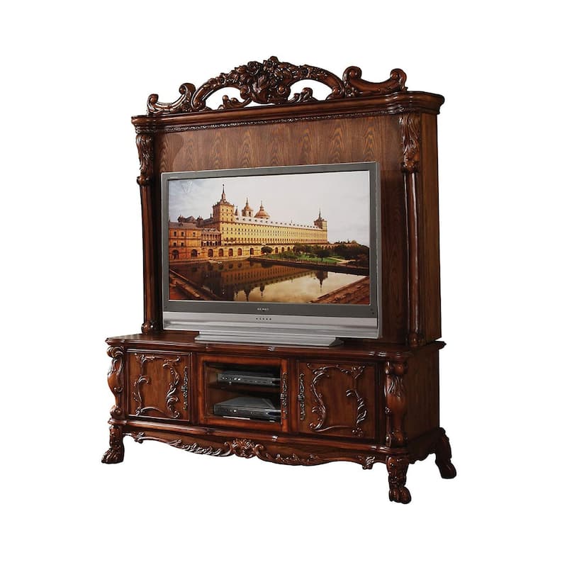 Wood Entertainment Center in Cherry Oak