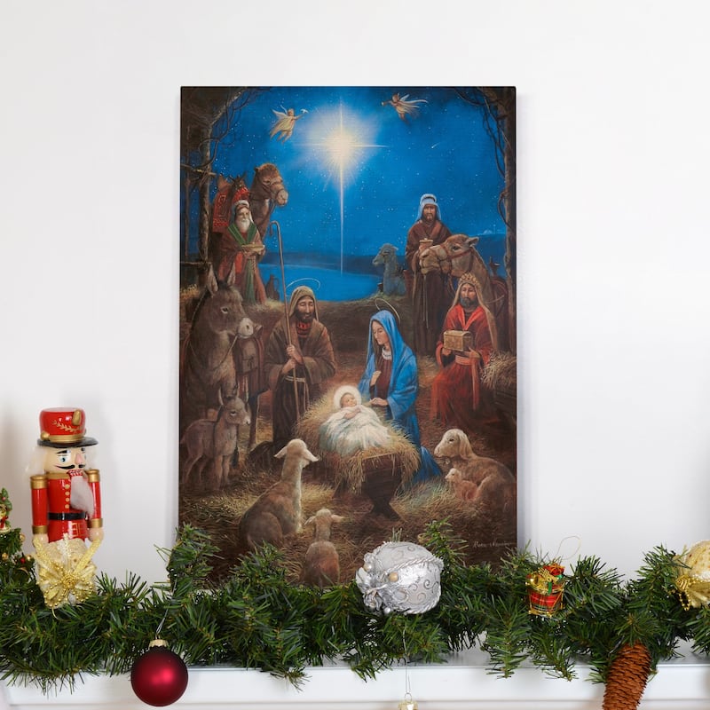 The Nativity-Premium Gallery Wrapped Canvas - Ready to Hang