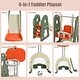 preview thumbnail 17 of 19, Costway 6 in 1 Toddler Slide and Swing Set Climber Playset w/ Ball - See Details