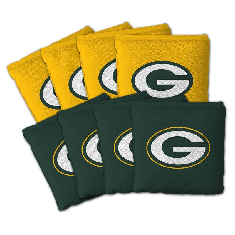 Green Bay Packers NFL Dual Sided Pro Stop & Slide Cornhole Bags
