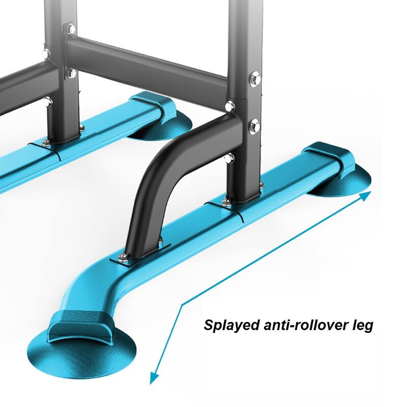 Adjustable Height Power Tower Pull Up Bar Station Home Gym Workout Equipment