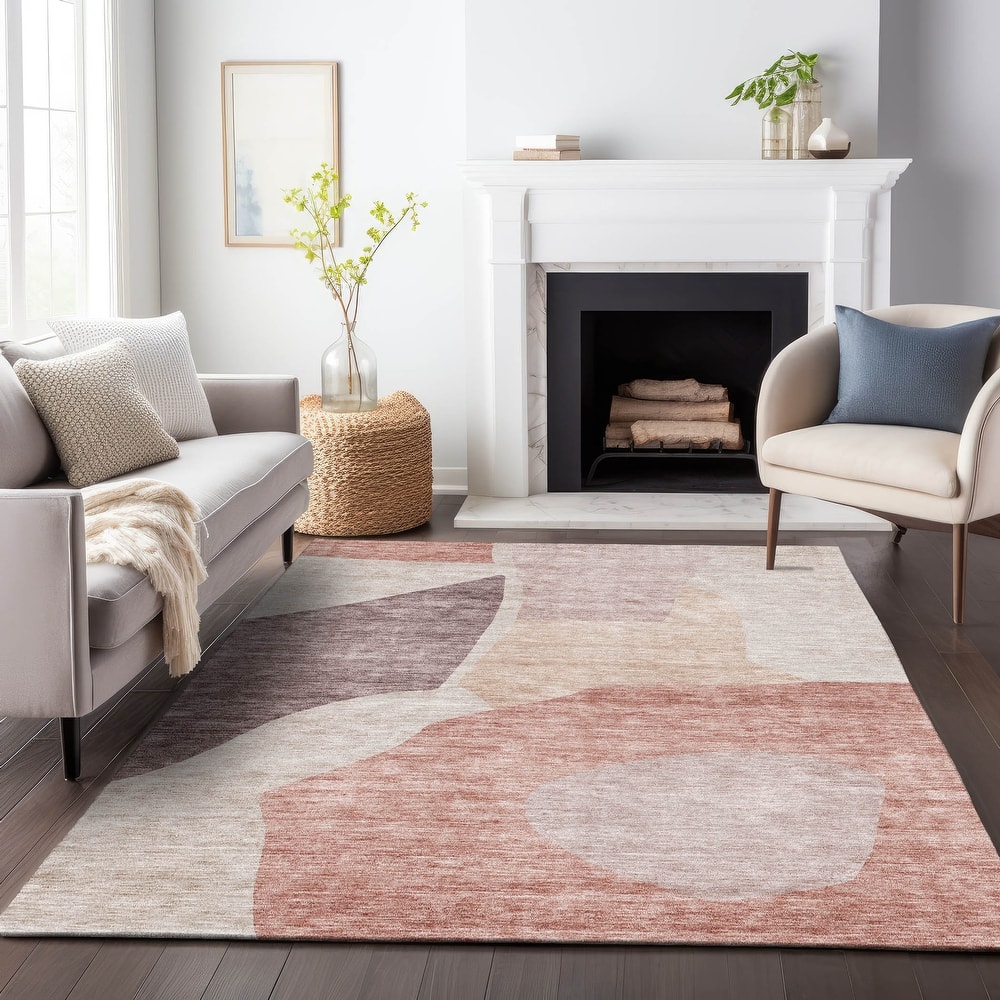 Premium Washable Super Soft Contemporary Geometric Mayfield Rug