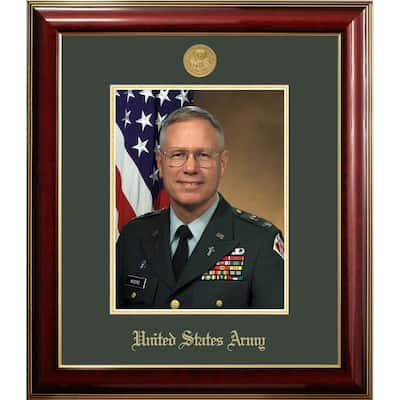 Patriot Frames Army 8x10 Portrait Classic Frame with Gold Medallion