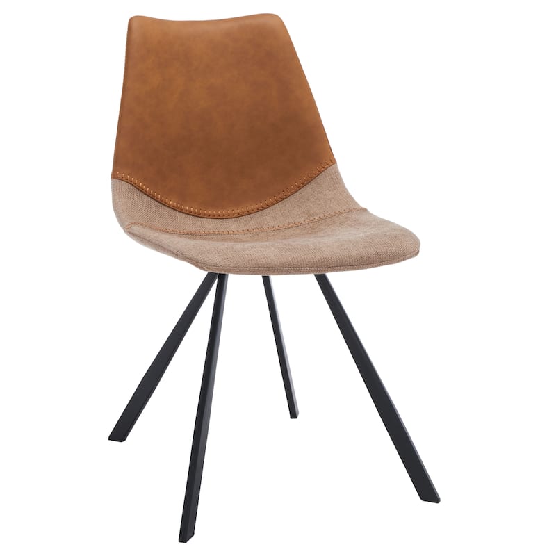 SAFAVIEH Gregoria Mid-Century Dining Chair (Set of 2) - 24 In. W x 19 In. D x 33 In. H - 24Wx19Dx33H