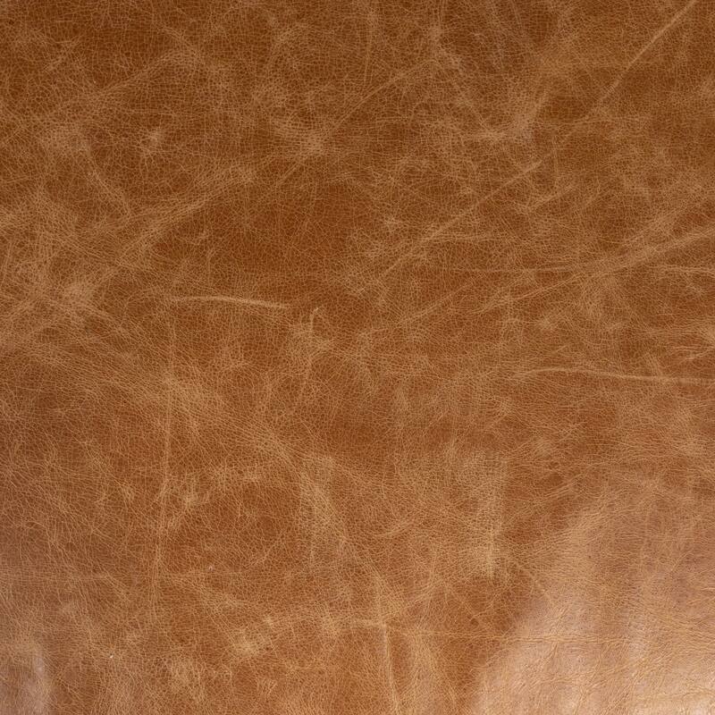 Wood Day Bed or Bench with Leather Cushion - 77.5"L x 28.0"W x 20.5"H