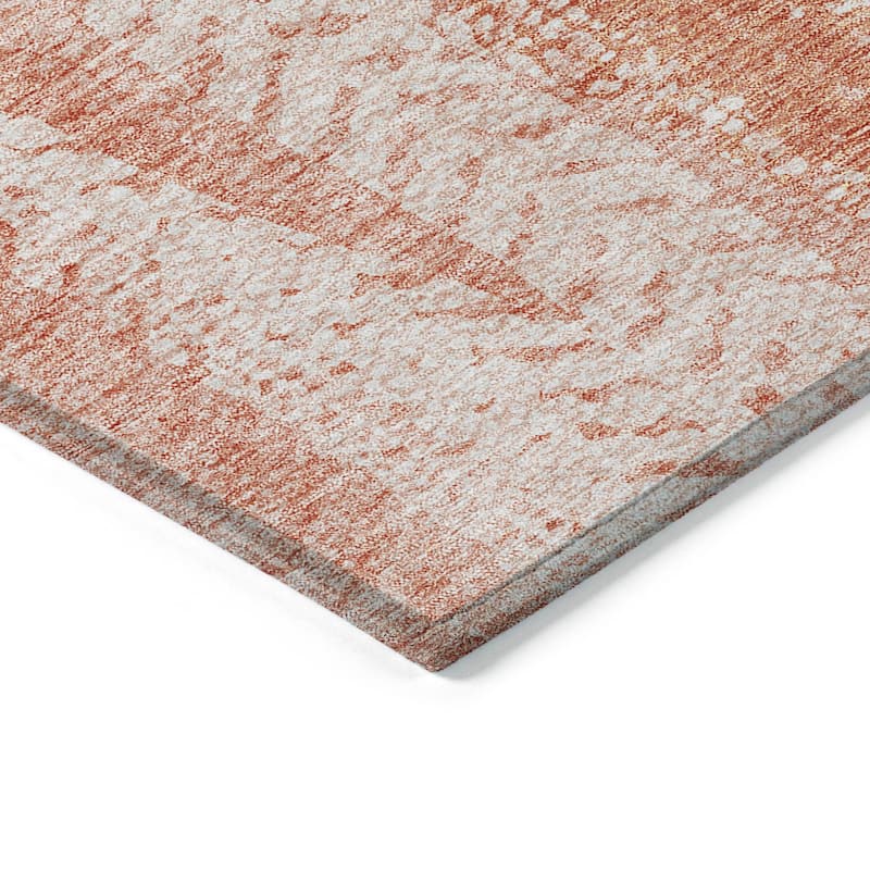 Machine Washable Indoor/ Outdoor Chantille Modern Imprints Rug