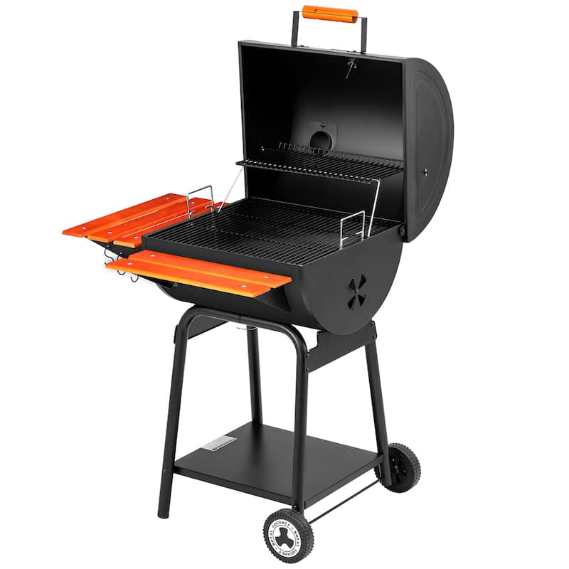 Royal Gourmet 24-Inch Black Charcoal BBQ Grill