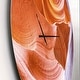 preview thumbnail 3 of 8, Designart 'Antelope Canyon Inside View' Oversized Modern Wall CLock
