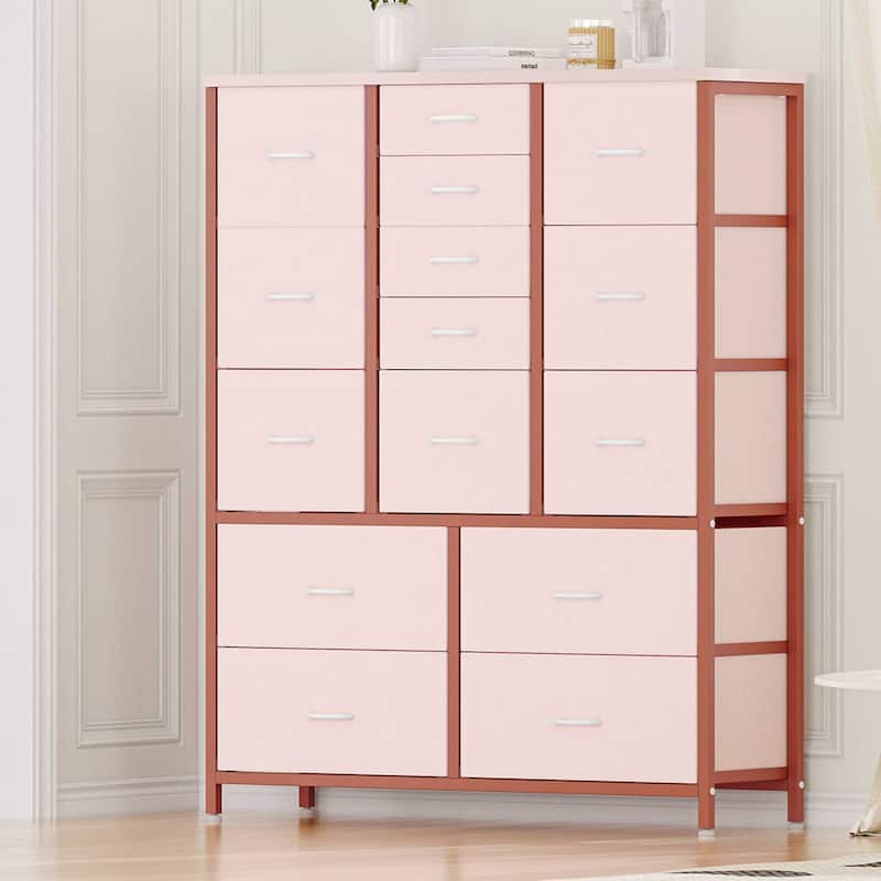 15 Drawers Dresser for Bedroom, Living Room