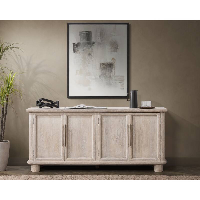 Beau Mango Wood Sideboard Buffet by Kosas Home - White