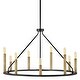 preview thumbnail 1 of 1, Lark 83158 Lazlo 9 Light 30" Wide Chandelier Black