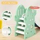 preview thumbnail 11 of 23, Toddler Slide and Swing Set 7 in 1 with Basketball Hoop