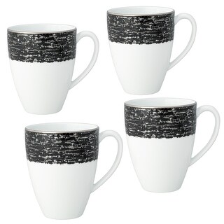 Noritake Rill Set Of 4 Mugs, 16 oz.