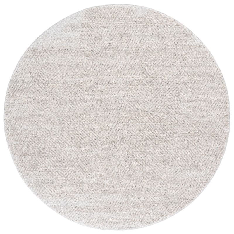 SAFAVIEH Northport Leokadia Rug - Ivory/Beige - 6'7" Round