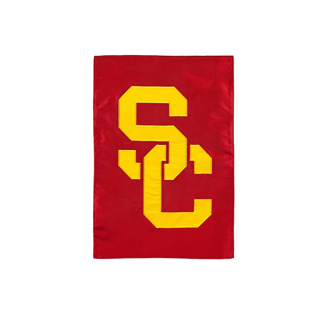 Applique Flag, Garden, University of Southern California