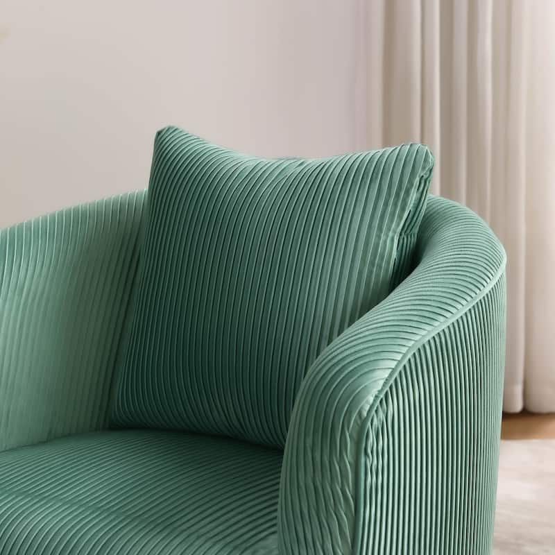 Art Leon Set of 2 Velvet Accent Side Chair with Back Cushion