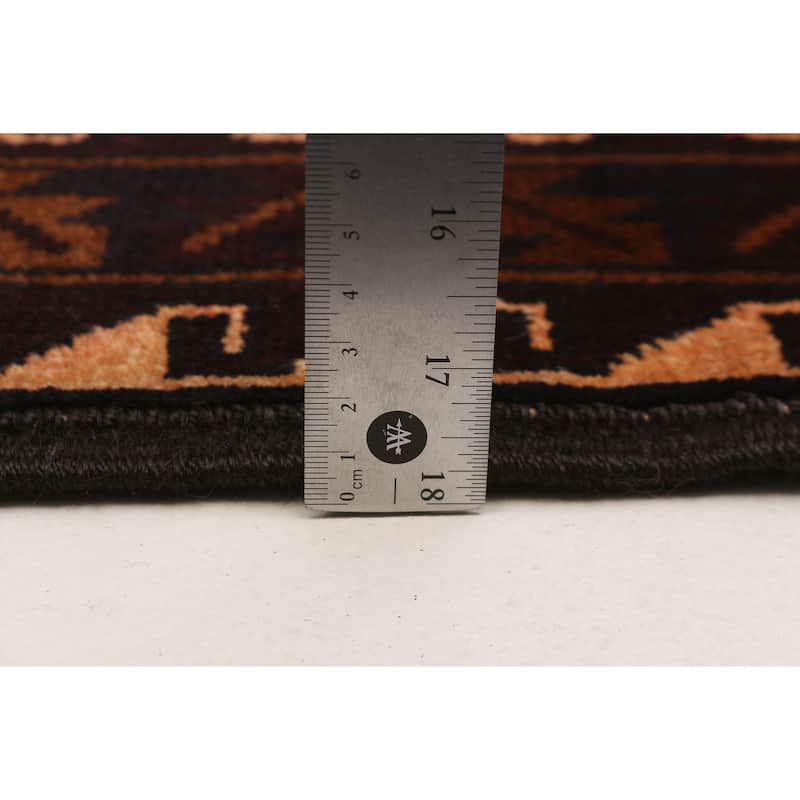 Teimani Brown Rug 3'10" x 6'11" - 3'10 x 6'11