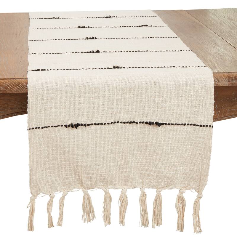 Pattern Play Stripe Woven Table Runner - 16"x72" - 16"x72"