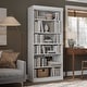 preview thumbnail 1 of 3, 100% Solid Wood 6-Shelf Bookcase with Optional Doors by Palace Imports No Doors - White