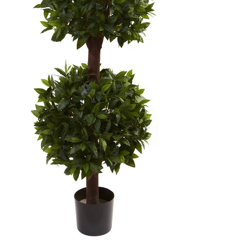 Sweet Bay Topiary Tree - 6.5ft Indoor Outdoor Ball Planter - Timeless Home Decor - 6.5ft.