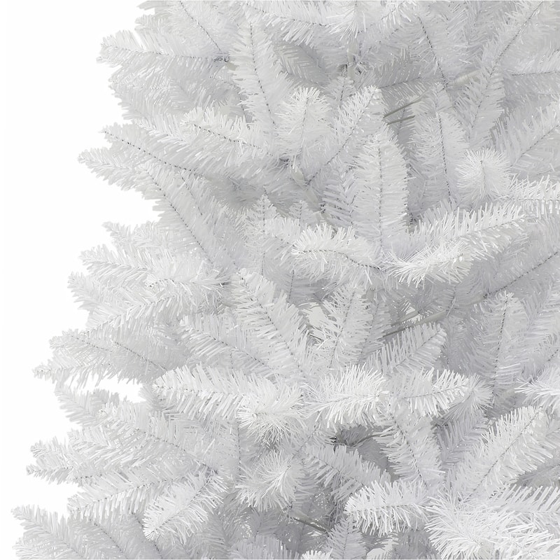 Puleo International 4 ft Unlit White Carson Artificial Pine