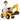 Gymax Kids Ride on Excavator w/ Adjustable Shovel Anti-Tipping Block