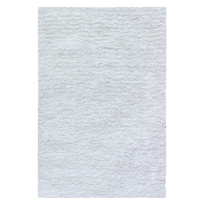 Superior Hand-tufted Plush Solid Shag Indoor Area Rug