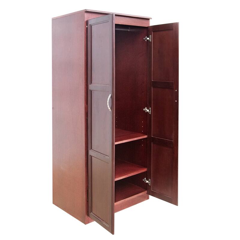 Concepts in Wood Armoire Wardrobe Closet, 6 ft Tall