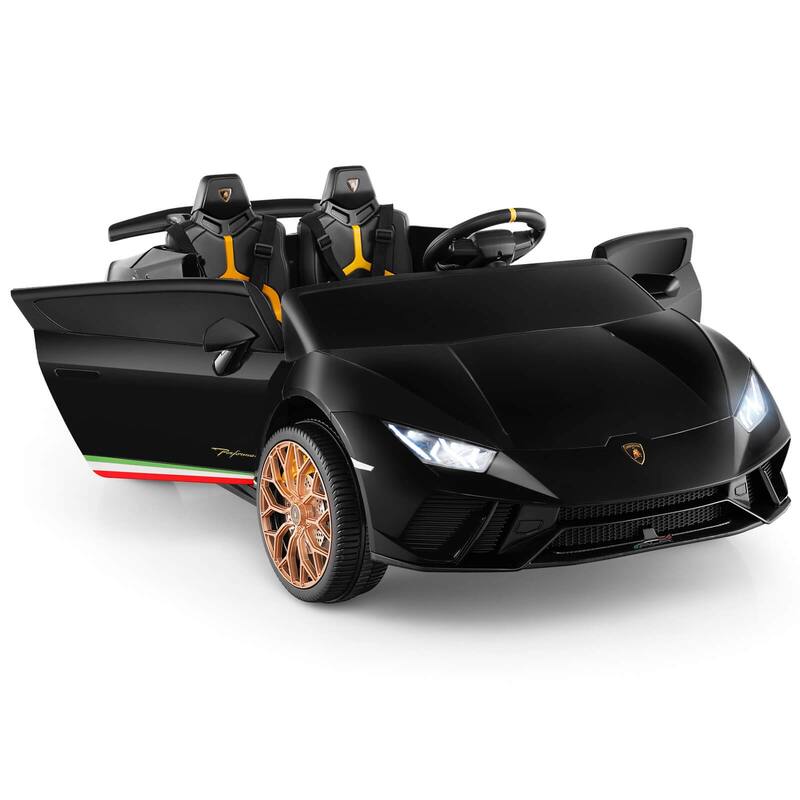 Costway 4WD 2-Seater Ride on Car, Licensed Lamborghini Kids’ Vehicles - See Details