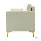 preview thumbnail 43 of 71, Clos 51'' Modern Upholstered Sofa with Golden Legs by HULALA HOME
