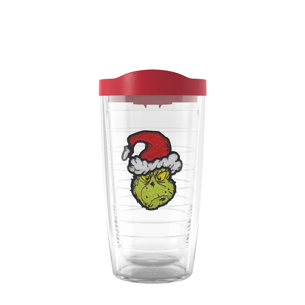 Tervis Dr. Seuss Grinch Who Stole Christmas Holiday Grinchy Claus Made in USA Double Walled Insulated Travel Tumbler, Classic
