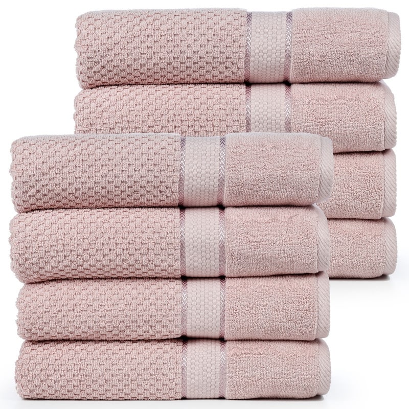 Bathroom Hand Towels Popcorn Textured-18 X 28 Inch by Ample Decor