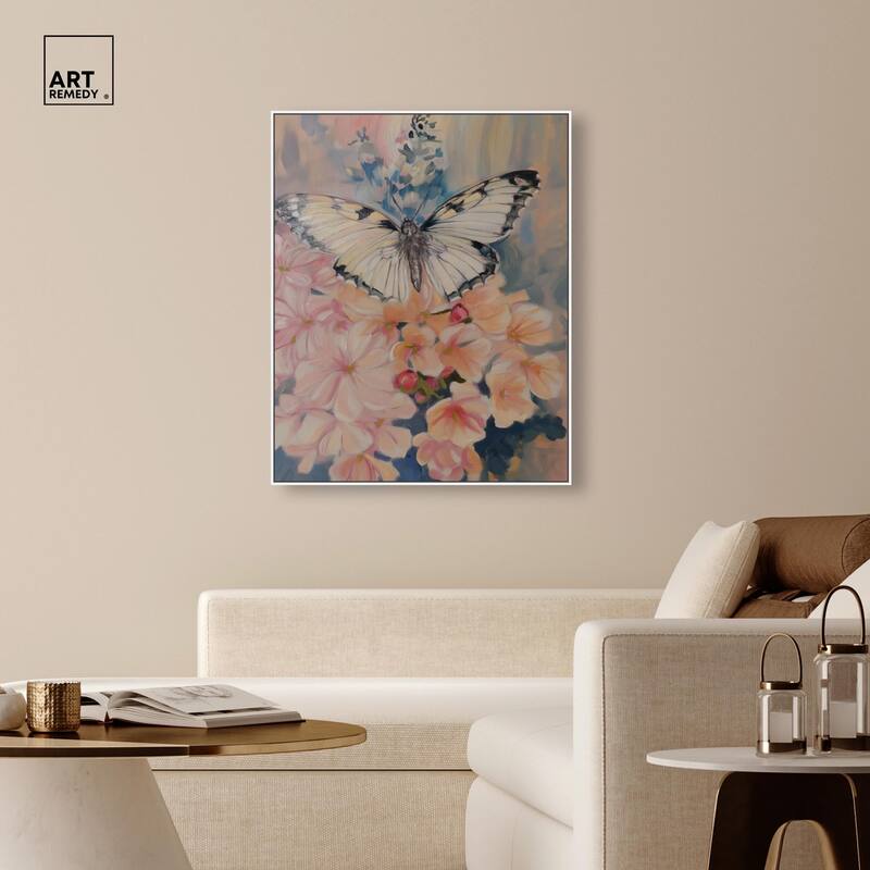 Moonstone Monarch Canvas by Art Remedy