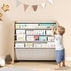 preview thumbnail 1 of 4, Hansabenne Humble Crew Kids Sling Bookshelf Book Organizer Book Shelf for Kids Room Wood