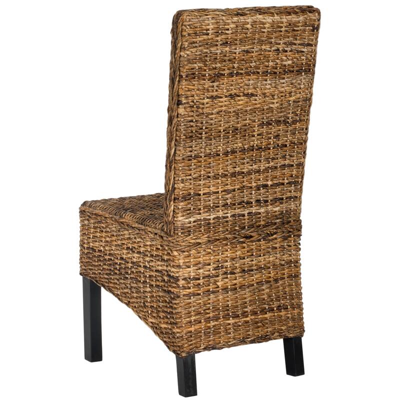 SAFAVIEH Candy Natural Wicker Dining Chair (Set of 2) - 19" W x 22" D x 41" H - 19Wx22Dx41H