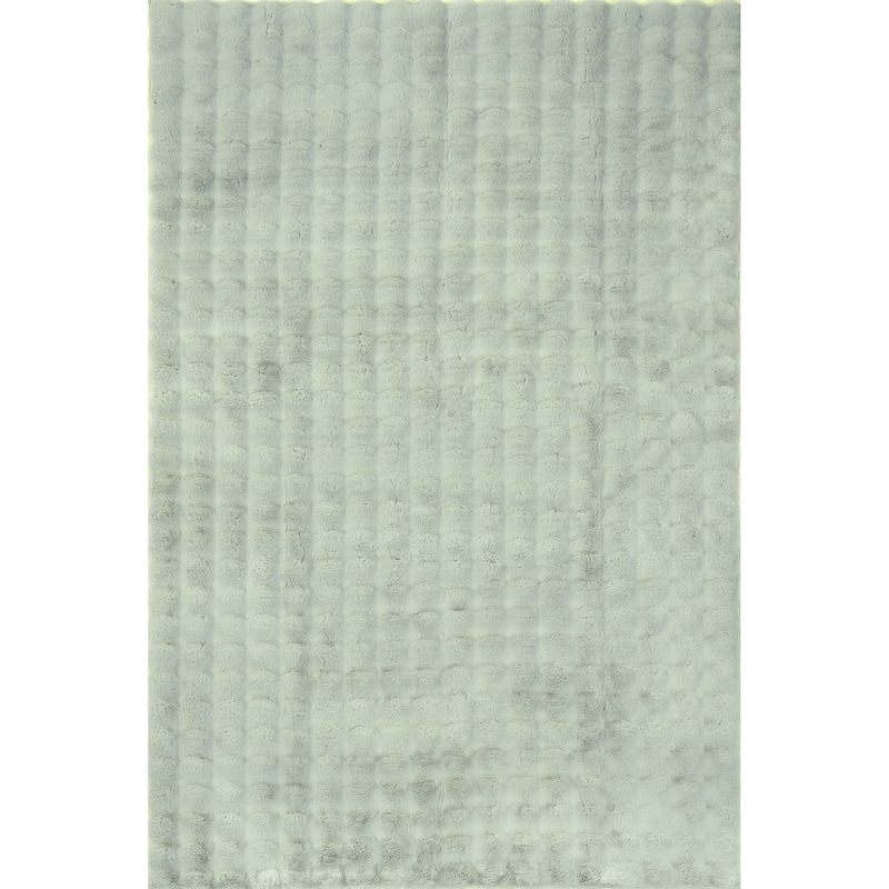 Nuloom Jeni Solid Plush Machine Washable Area Rug