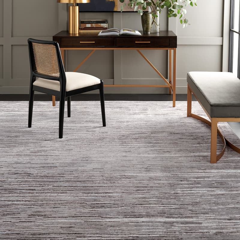 Martha Stewart Isabella Karlijn Contemporary Rug - 5'5" x 7'7" - Grey/Light Grey