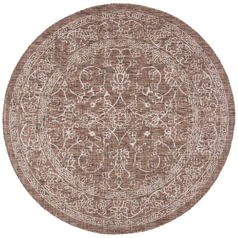SAFAVIEH Courtyard Aquata Indoor/ Outdoor Waterproof Patio Backyard Rug